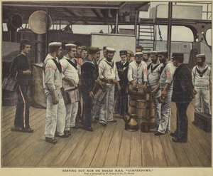 Rumverteilung an Bord der HMS Camperdown
