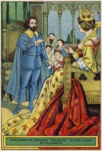 Shakespeare liest Macbeth am Hof von Elisabeth von English School