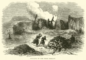 Beschuss des Porte Maillot, Januar 1871 von English School