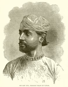 Sheodan Singh, Maharao Rajah von Ulwar von English School