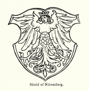 Schild von Nürnberg (Gravur) von English School