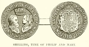 Schilling, Zeit von Philipp und Maria von English School