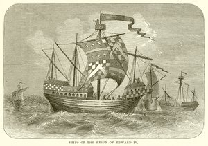Schiff aus der Regierungszeit von Edward IV von English School