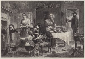Fastnachtszeit, Pfannkuchenwerfen von English School