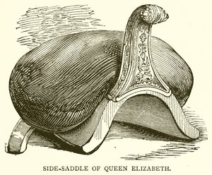 Damensattel von Königin Elisabeth von English School