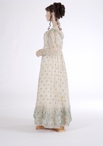 Seitenansicht eines Tageskleides, ca. 1815 von English School