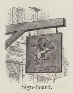 Schild von English School