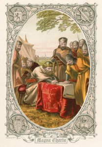 Unterzeichnung der Magna Carta von English School