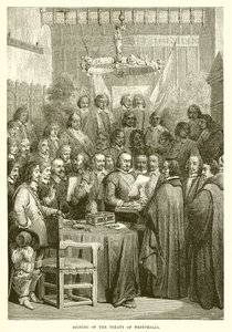 Unterzeichnung des Westfälischen Friedens von English School