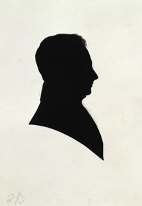 Silhouette von EB, aus Michael Faradays Sammelalbum von English School