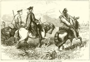 Sir Alexander Cumming auf dem Weg zu den Cherokee