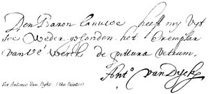 Sir Antonio Van Dyke von English School