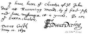 Sir Edward Dering von English School