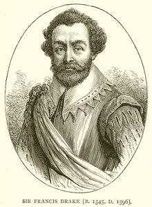 Sir Francis Drake (geb. 1545, gest. 1596) von English School