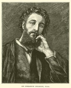Sir Frederick Leighton, PRA (Stich) von English School