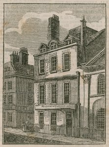 Sir Isaac Newtons Haus, St Martins Street, Leicester Square, London von English School