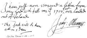 Sir John Mennes von English School