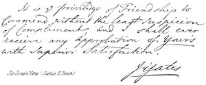 Sir Joseph Yates (Richter am King