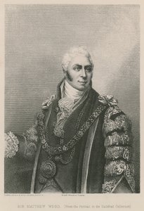Sir Matthew Wood, Lord Mayor von London, 1809 von English School