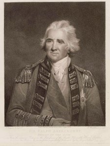 Sir Ralph Abercromby, Ritter des Bades, ca. 1800 (Punktgravur) von English School