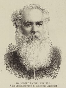 Sir Robert Palmer Harding (Gravur) von English School
