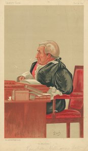 Sir Roland Vaughan Williams, Der Mandarin, 13. Dezember 1890, Vanity Fair Karikatur von English School