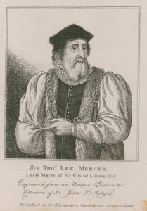 Sir Thomas Leigh, Mercer, Lord Mayor von London 1558 von English School
