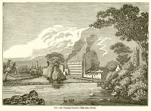 Seidenmühle von Sir Thomas Lombe, Derby von English School