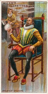 Sir Walter Raleigh raucht von English School