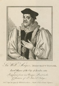 Sir William Harper, Merchant Taylor, Lord Mayor von London von English School