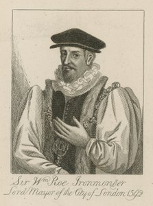 Sir William Roe, Ironmonger, Lord Mayor von London im Jahr 1592 von English School