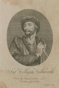 Sir William Wallworth, Lord Mayor von London, 1370 von English School