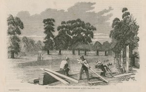 Standort des Gebäudes für die Große Ausstellung von 1851 von English School