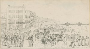 Skizze der Küste von Brighton von English School