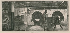 Skizzen in der Telegraph Street - Der Maschinenraum von English School