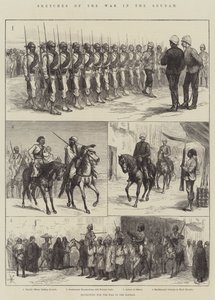 Skizzen des Krieges im Sudan (Stich) von English School