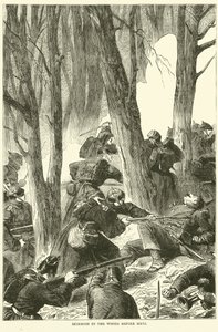Scharmützel im Wald vor Metz, September 1870 von English School