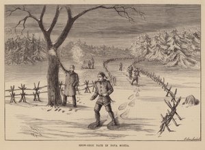 Schneeschuhrennen in Nova Scotia von English School