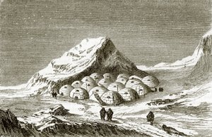 Schneehütten der Eskimos