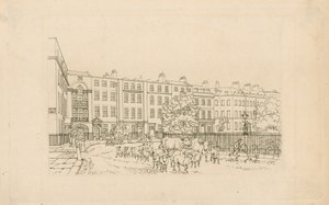 Soho Square, Blick nach Westen von English School