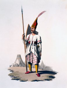 Soldat von Albanien, ein Infanterist der osmanischen Armee, 1818