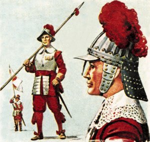 Soldaten der Honourable Artillery Company von English School