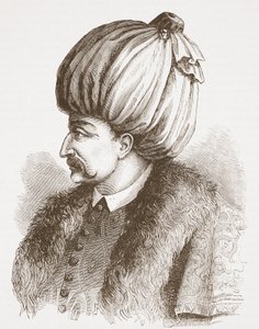 Soliman der Prächtige (aus einem Druck in der Bibliothèque Nationale), Illustration aus The History of Protestantism von James Aitken Wylie, veröffentlicht 1878