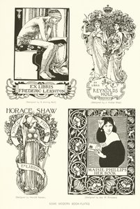 Einige moderne Exlibris von English School