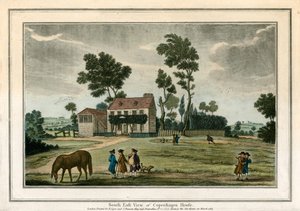 Südansicht des Kopenhagener Hauses von English School