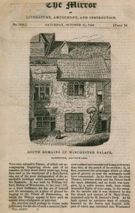 Südliche Überreste des Winchester Palastes am Bankside
