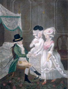 Sr. Timothy Thicketts erste Reise nach London oder die Schönheiten von Kings Place, die Lose ziehen für ein --, 1781 von English School