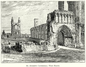 St. Andrews Kathedrale: Westfront von English School