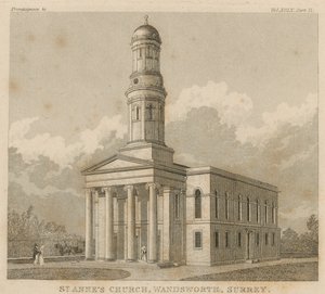 St. Annes Kirche, Wandsworth, Surrey von English School