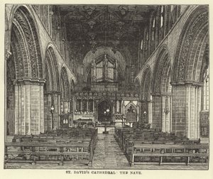 Kathedrale von St. Davids, das Kirchenschiff von English School